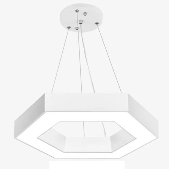Hexagonal Chandelier - Ceiling Light - Pendant Light Contemporary Ceiling Lights - Picture 11 of 13